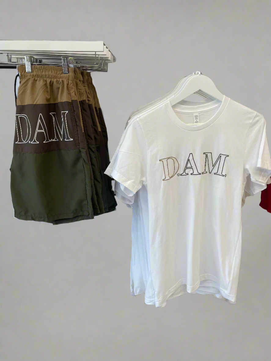 Brown/ Green Short Set