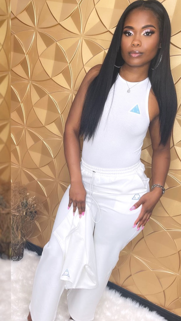CROPPED WIDE LEG TRACK SUIT