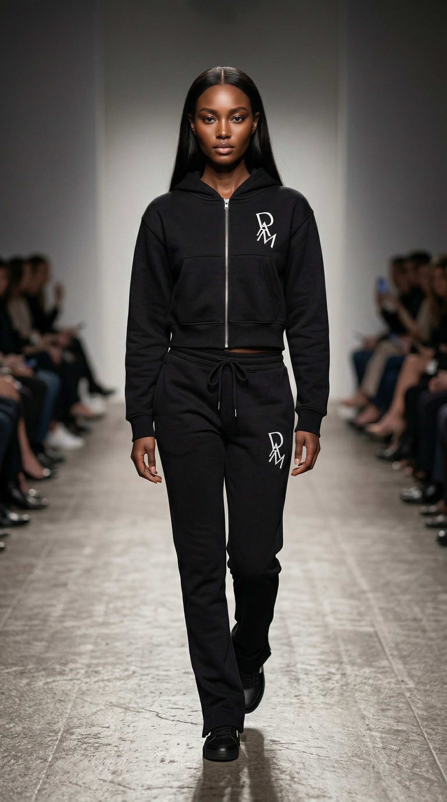 Women’s Cropped jogger with zippers